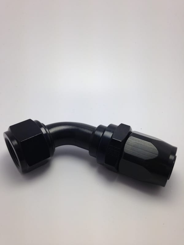 Fragola — Fragola -10AN Nut x -12AN Hose Reducing Hose End 60 Degree - Black