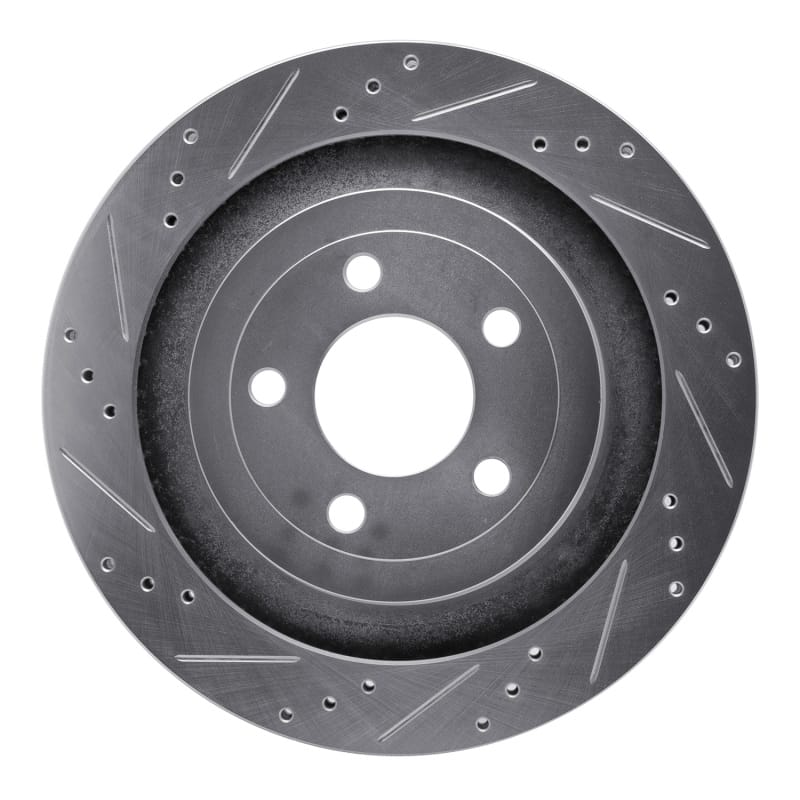 R1 Concepts — R1 15-23 Ford Mustang Rear Left Drilled & Slotted Silver Brake Rotor
R1 Brake Rotor Drill