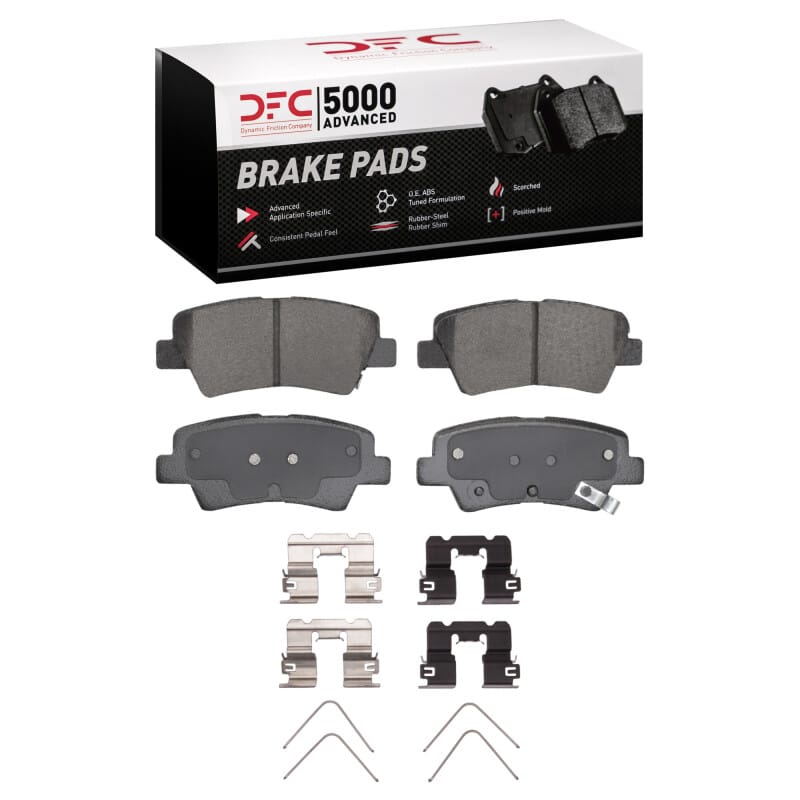 DFC — DFC 18-20 Hyundai Elantra GT Rear 5000 Advanced Ceramic Brake Pads and Hardware Kit
DFC Brake Pad Set