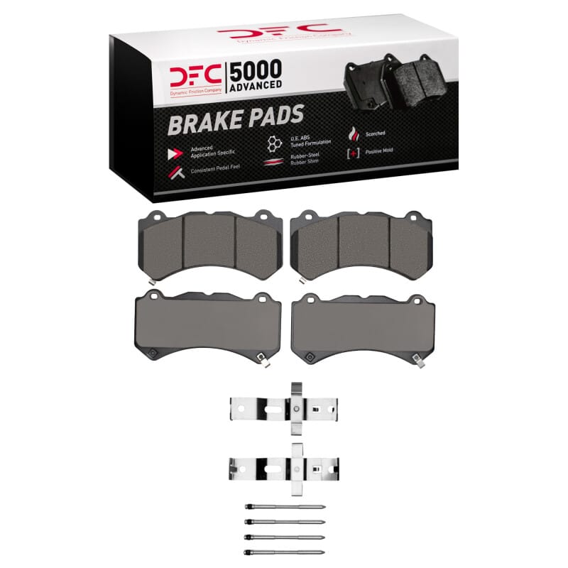DFC — DFC 12-25 Dodge Charger Front 5000 Advanced Low Metallic Brake Pads and Hardware Kit
DFC Brake Pad Set