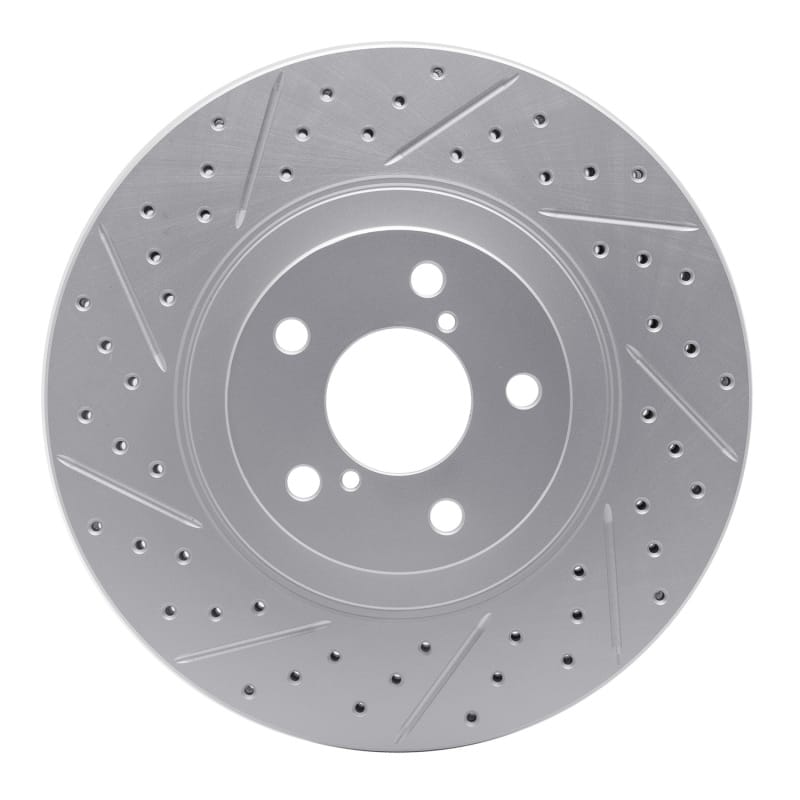 R1 Concepts — R1 04-25 Scion Fr-S Front Right Drilled & Slotted Geo-Carbon Rotor