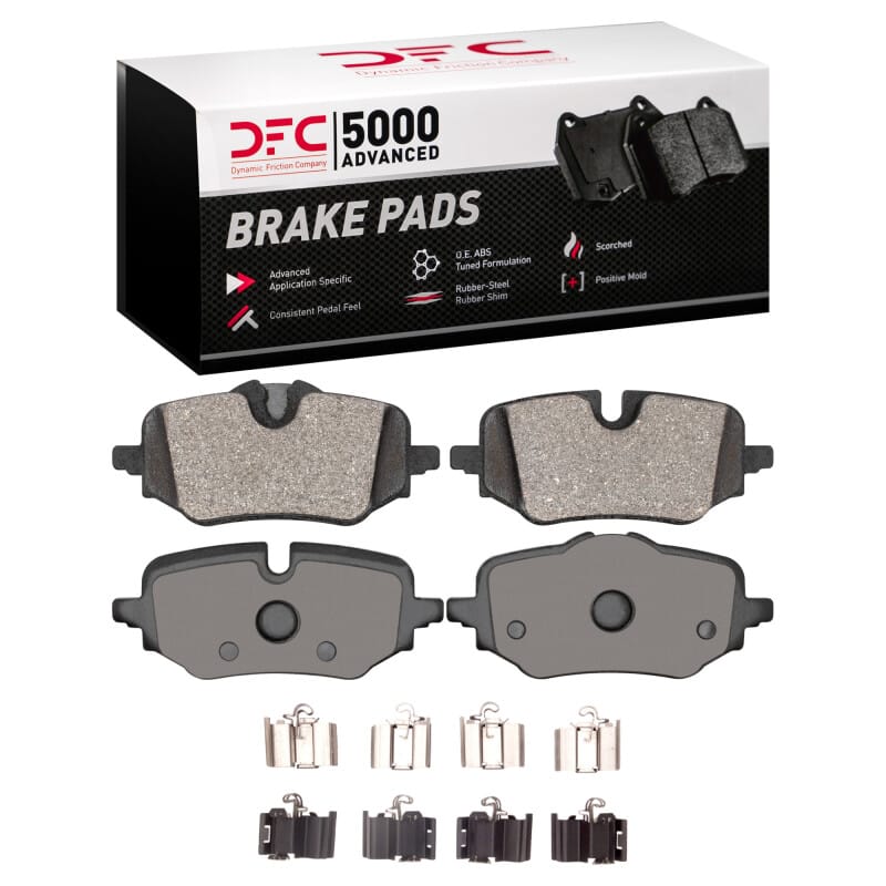 DFC — DFC 23-26 BMW 228I xDrive Gran Coupe Rear 5000 Advanced Low Metallic Brake Pads and Hardware Kit
DFC Brake Pad Set