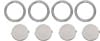 Kentrol — Kentrol 07-10 Jeep Wrangler JK Air Vent Assembly 8 Pieces - Polished Silver