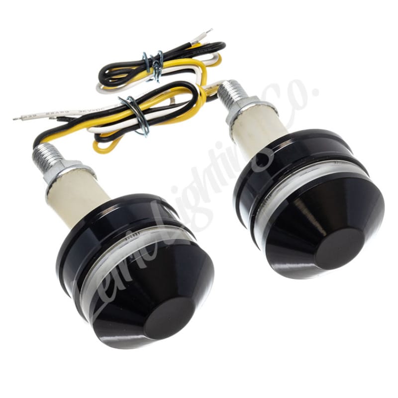 Letric Lighting — Letric Lighting Grip Ind Lghts Blk Cap Wht/Amb