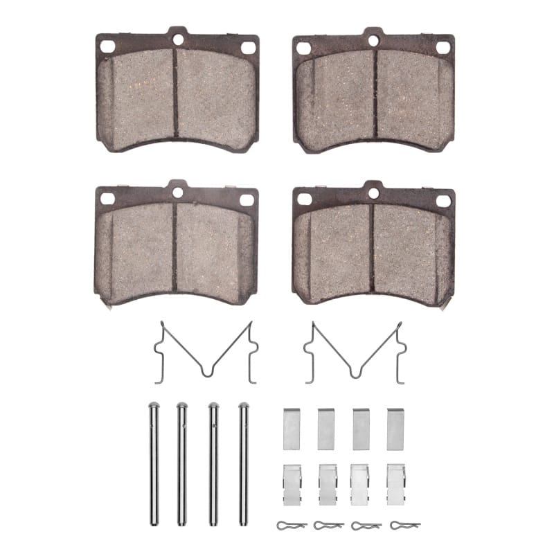 DFC — DFC 90-03 Ford Escort Front 5000 Advanced Semi Metallic Brake Pads and Hardware Kit
DFC Brake Pad Set