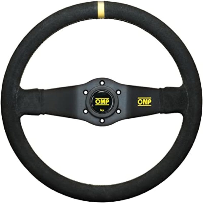 OMP — OMP Rally Dished Steering Wheel 350mm - Small Suede (Black)