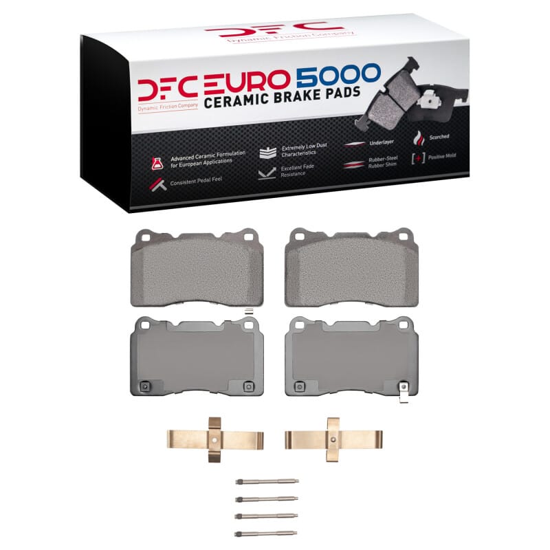 DFC — DFC 04-08 Acura TL Front Euro 5000 Ceramic Brake Pads and Hardware Kit
DFC EURO Pads + HW