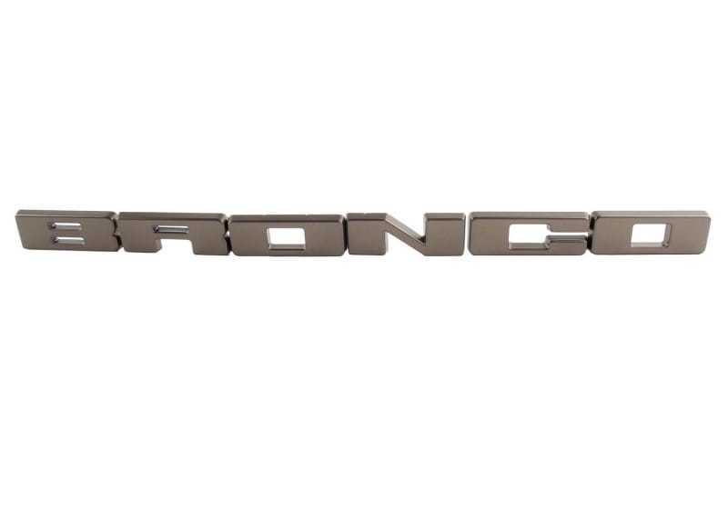 Ford Racing — Ford Racing 2021+ Bronco Grille Lettering Overlay Kit - Bronze
Grille Emblem
