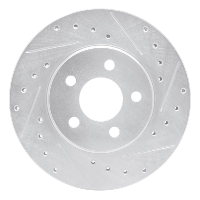 R1 Concepts — R1 95-00 Chrysler CIRRUS Front Right Drilled & Slotted Silver Brake Rotor
R1 Brake Rotor Drill