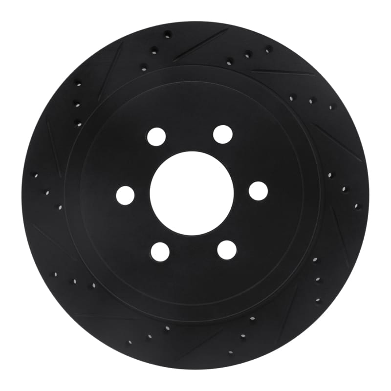 R1 Concepts — R1 03-03 Dodge Durango Rear Left Drilled & Slotted Black Brake Rotor
R1 Brake Rotor Drill