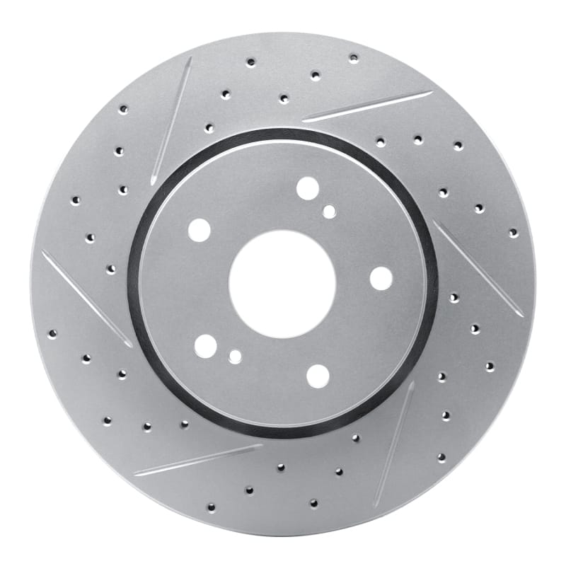 R1 Concepts — R1 10-13 Suzuki Kizashi Front Left Drilled & Slotted Geo-Carbon Rotor