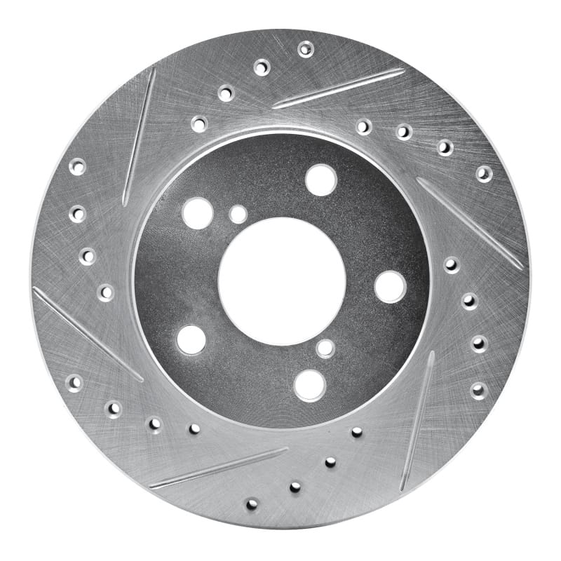 R1 Concepts — R1 93-96 Subaru Impreza Front Left Drilled & Slotted Silver Brake Rotor
R1 Brake Rotor Drill