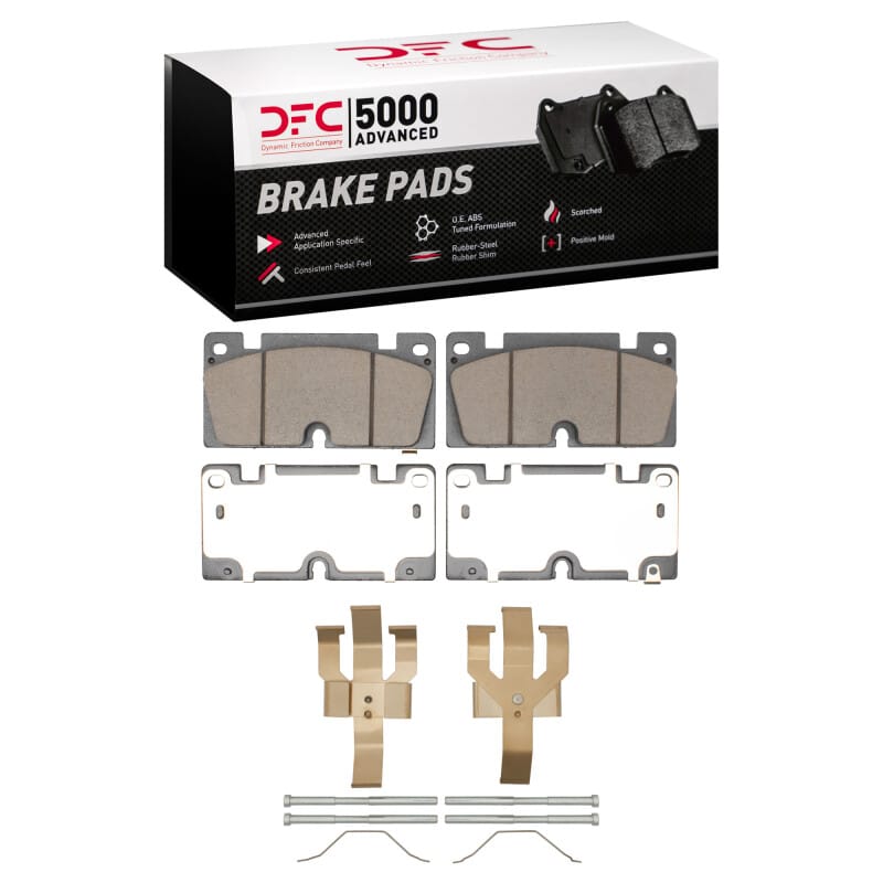 DFC — DFC 23-25 Chevrolet Colorado Front 5000 Advanced Ceramic Brake Pads and Hardware Kit
DFC Brake Pad Set