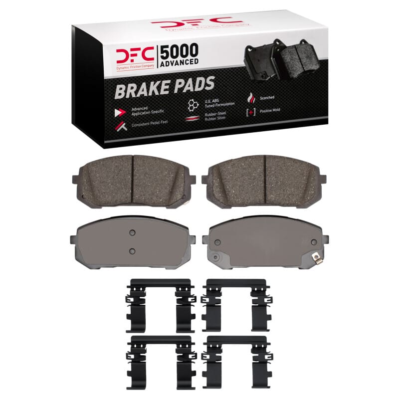 DFC — DFC 21-25 Hyundai Elantra Front 5000 Advanced Ceramic Brake Pads and Hardware Kit