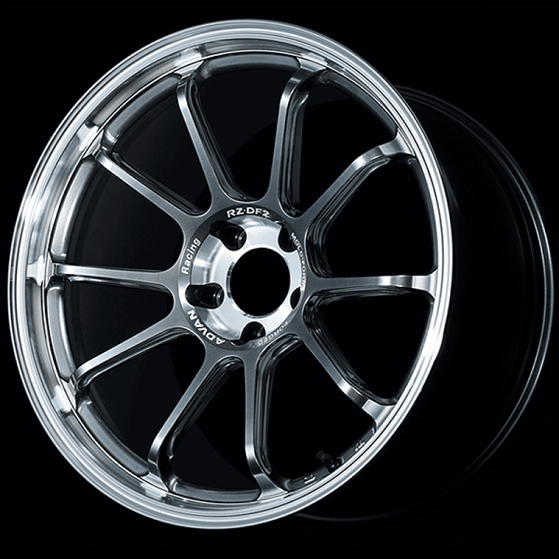 Advan — Advan RZ-DF2 20x9.5 / +45 Offset / 5x114.3 / 73mm Bore / Diamond Cut and Hyper Platinum Black