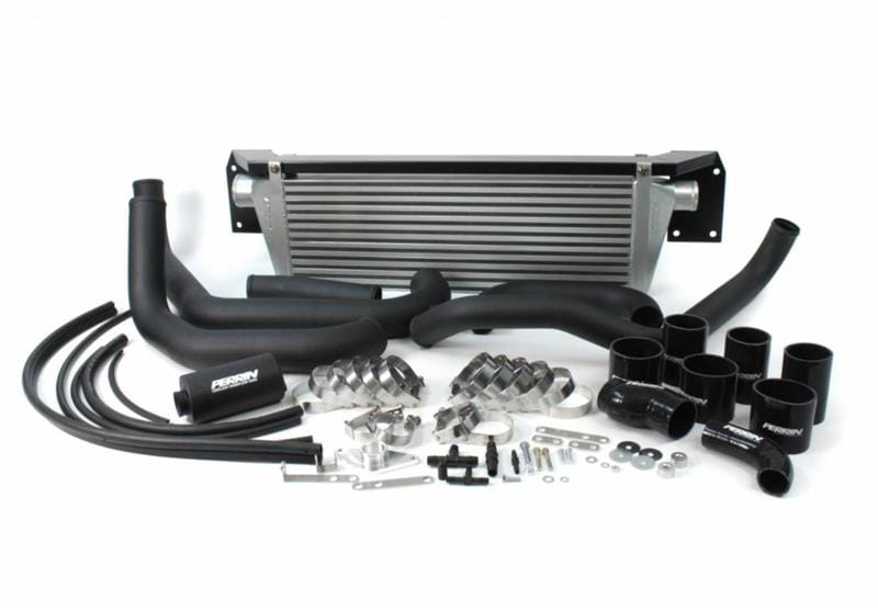 Perrin Performance — PERRIN 08-14 Subaru WRX Front Mount Intercooler Boost Tubes + Hardware - Black Tubes