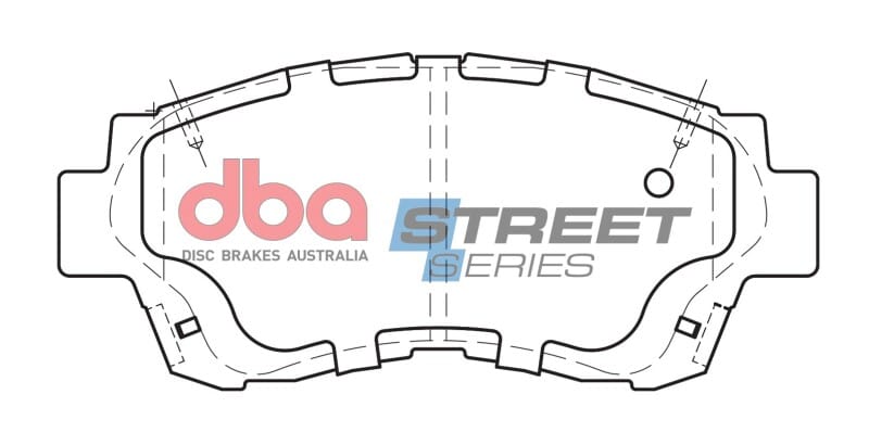 DBA — DBA 92-96 Lexus ES300 Street Series Front Brake Pads
Brake Pad