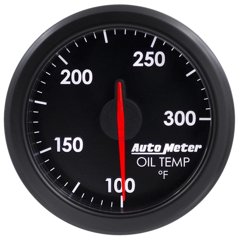 AutoMeter — Autometer Airdrive 2-1/6in Oil Temp Gauge 100-300 Degrees F - Black
GA 2" OILT AIRDRV BK
