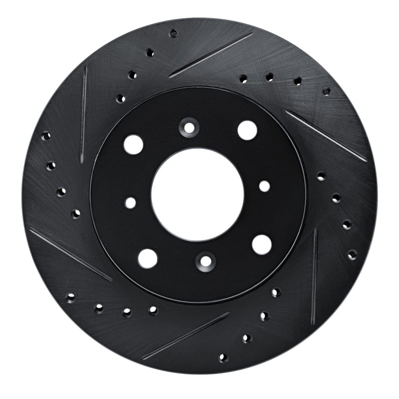 R1 Concepts — R1 86-87 Acura Legend Front Left Drilled & Slotted Black Brake Rotor
R1 Brake Rotor Drill