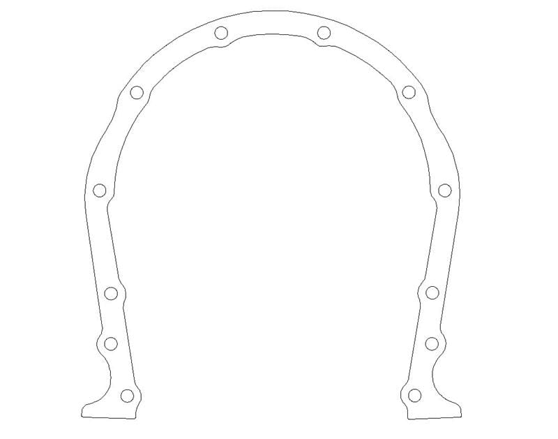 Cometic Gasket — Chevrolet Mark-IV, GM Gen-V Big Block V8 Timing Cover Gasket
Chevrolet Mark-IV; GM Gen-V Big Block V8 Timing Cover Gasket
