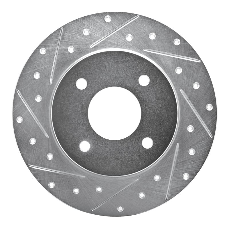 R1 Concepts — R1 04-06 Nissan Sentra Rear Left Drilled & Slotted Silver Brake Rotor
R1 Brake Rotor Drill