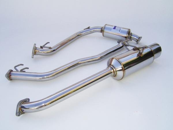 Invidia — Invidia 06-08 Honda Fit 50mm (101mm tip) Cat-back Exhaust