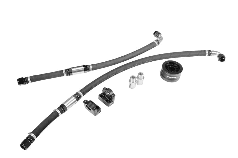 Perrin Performance — PERRIN 15-25 Subaru WRX Oil Cooler Relocation Kit (Upgrade to Top Mounted from PSP-OIL-111)