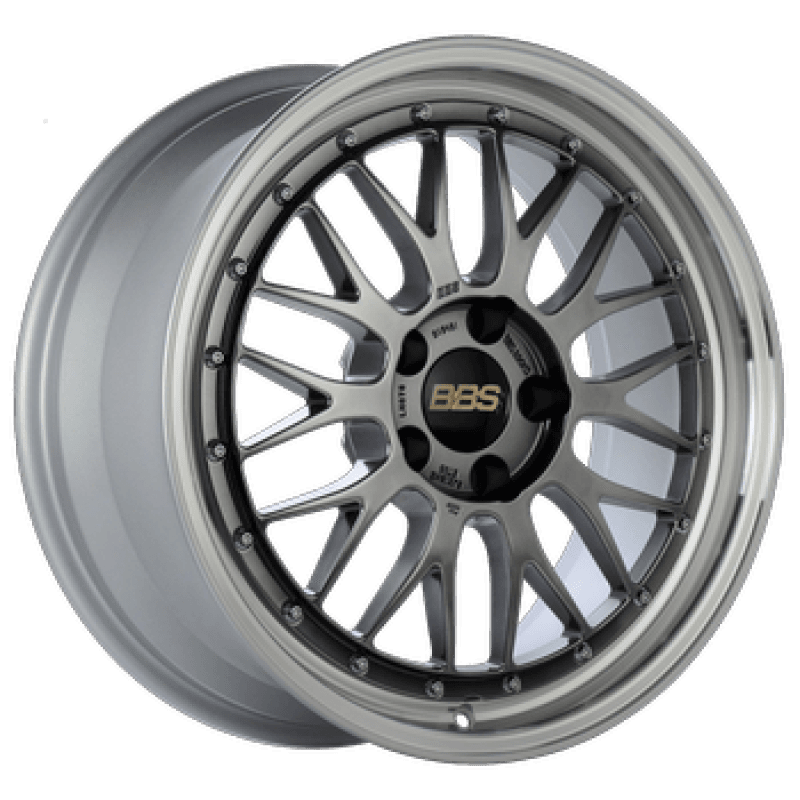 BBS — BBS LM 18x8 5x114.3 ET40 Diamond Black Center / Machined Lip Wheel -82mm PFS/Clip Required