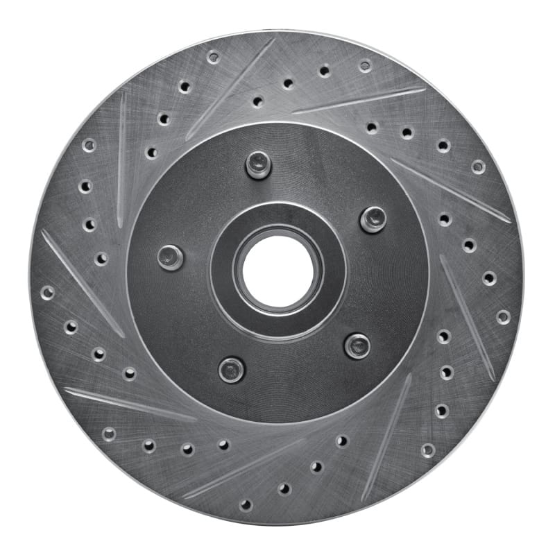 R1 Concepts — R1 1974-1980 Ford Granada Front Left Drilled & Slotted Silver Brake Rotor
R1 Brake Rotor Drill