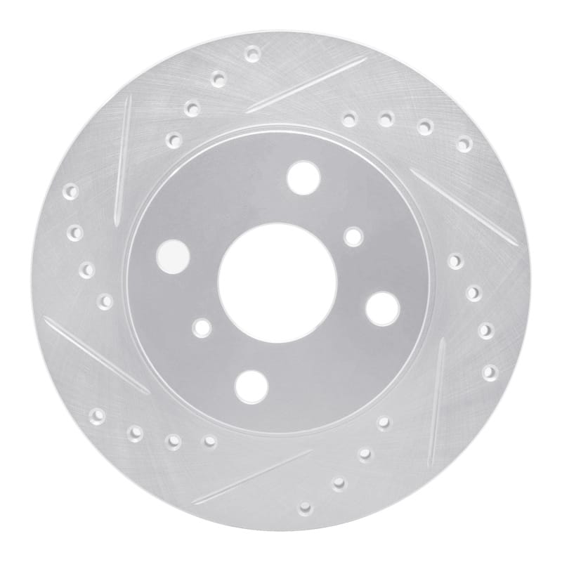 R1 Concepts — R1 85-88 Chevrolet Nova Front Left Drilled & Slotted Silver Brake Rotor
R1 Brake Rotor Drill