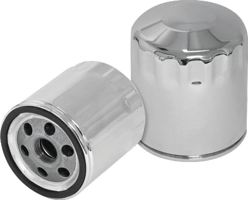 S&S Cycle — S&S Cycle Shovelhead Models Oil Filters - Chrome - 12 Pack