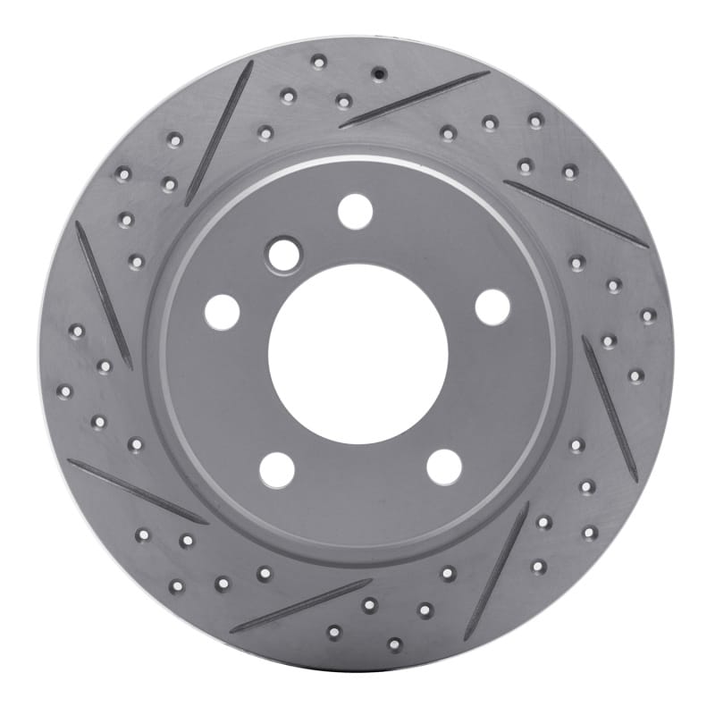 R1 Concepts — R1 91-99 BMW 328Is Rear Left Drilled & Slotted Geo-Carbon Rotor