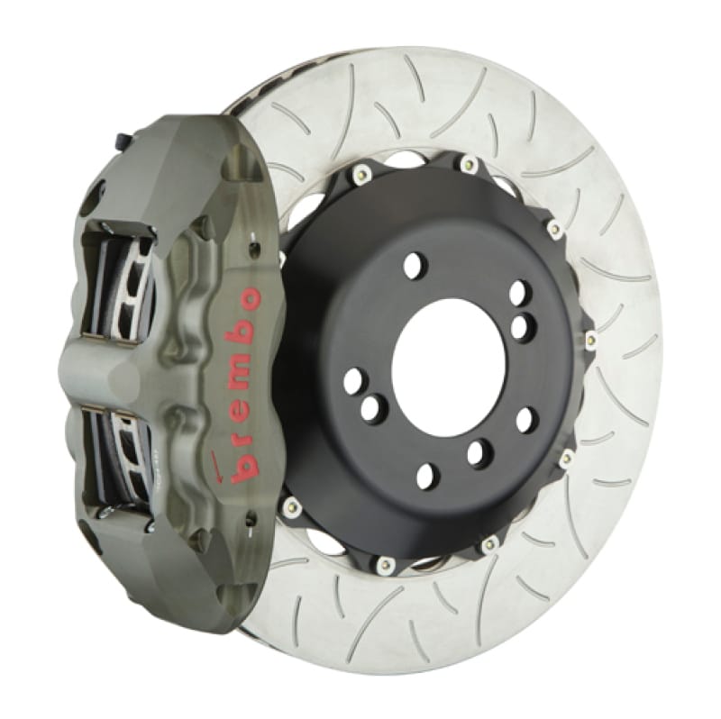 Brembo — Brembo 95-98 993 C4S/993 Turbo PISTA Rear Race BBK 4 Piston Forged332x32x54a 2pc Rotor T3-Clear HA