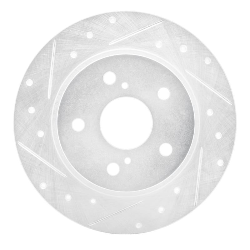 R1 Concepts — R1 11-16 Scion TC Rear Left Drilled & Slotted Silver Brake Rotor
R1 Brake Rotor Drill