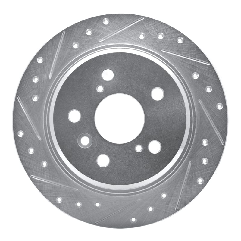 R1 Concepts — R1 95-99 Toyota Avalon Rear Left Drilled & Slotted Silver Brake Rotor
R1 Brake Rotor Drill
