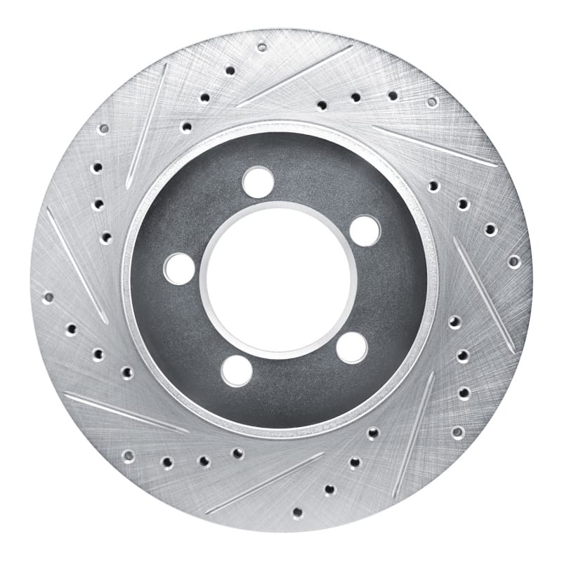 R1 Concepts — R1 1965-1972 Dodge Dart Front Left Drilled & Slotted Silver Brake Rotor
R1 Brake Rotor Drill