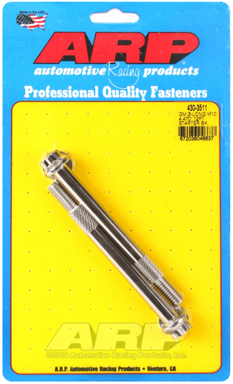 ARP — ARP GM M10 X 4.470in 12pt SS Starter Bolt Kit