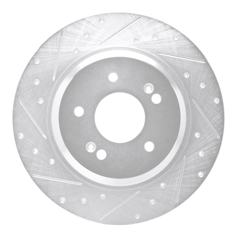 R1 Concepts — R1 21-25 Hyundai SANTA FE Rear Left Drilled & Slotted Silver Brake Rotor
Disc Brake Rotor