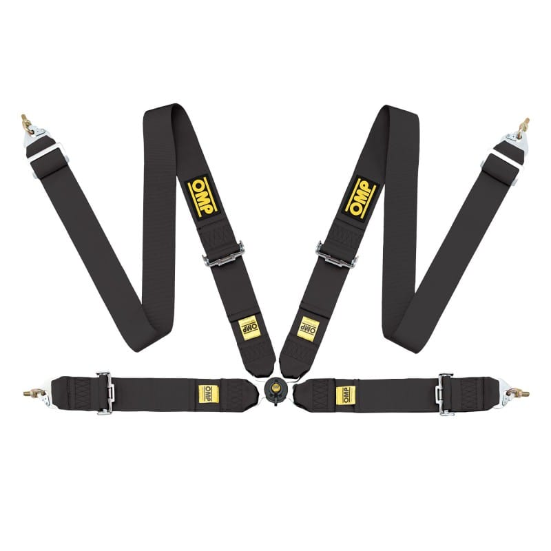 OMP — OMP Safety Harness First 3In 4 Points Black Fia 8854/98