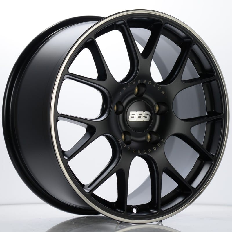 BBS — BBS CH-R 19x8.5 5x130 ET51 CB71.6 Satin Black Polished Rim Protector Wheel w/ Motorsport Etching
bbsCH108BPO-MTSP
