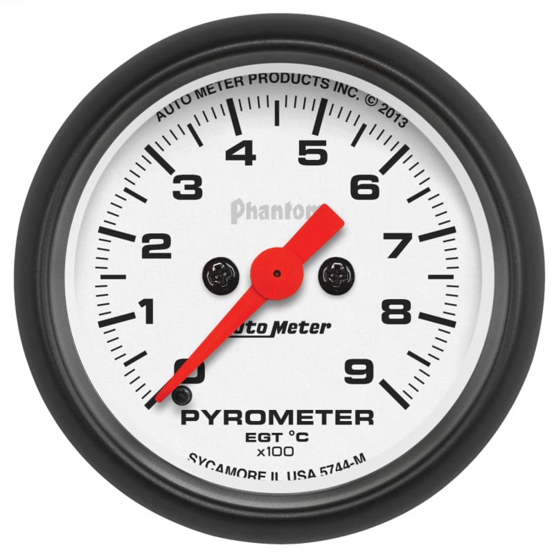 AutoMeter — Autometer Phantom FSE 52mm 0-900 Deg C Electronic Gauge Kit
2" E.G.T. KIT, 0-900