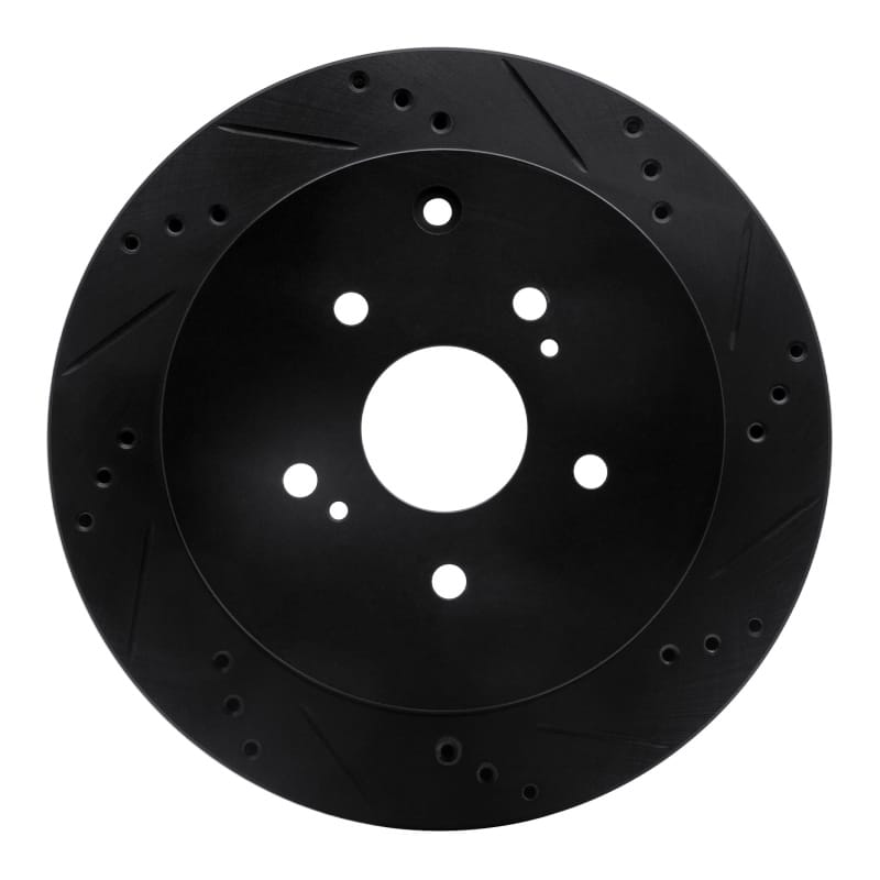 R1 Concepts — R1 09-17 Suzuki Grand Vitara Rear Right Drilled & Slotted Black Brake Rotor
R1 Brake Rotor Drill