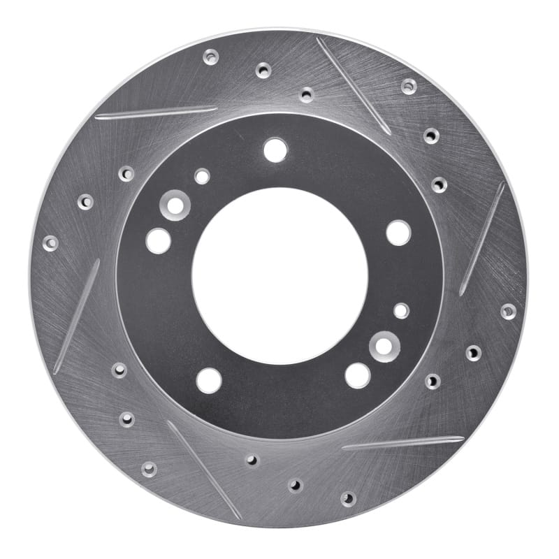 R1 Concepts — R1 2006-2015 Jaguar XJR Rear Right Drilled & Slotted Silver Brake Rotor
R1 Brake Rotor Drill