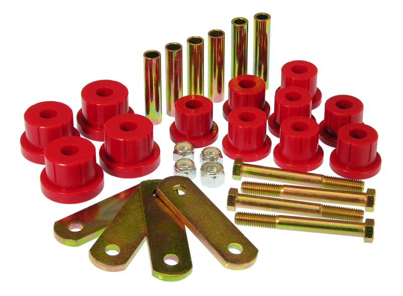 Prothane — Prothane 67-81 Chevy Camaro HD Spring & Shackles Bushings - Red
SPRING/SHACKLE BUSH