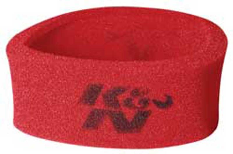 K&N Engineering — K&N Universal Airforce Pre-Cleaner Air Filter Foam Wrap - Round Straight - Red