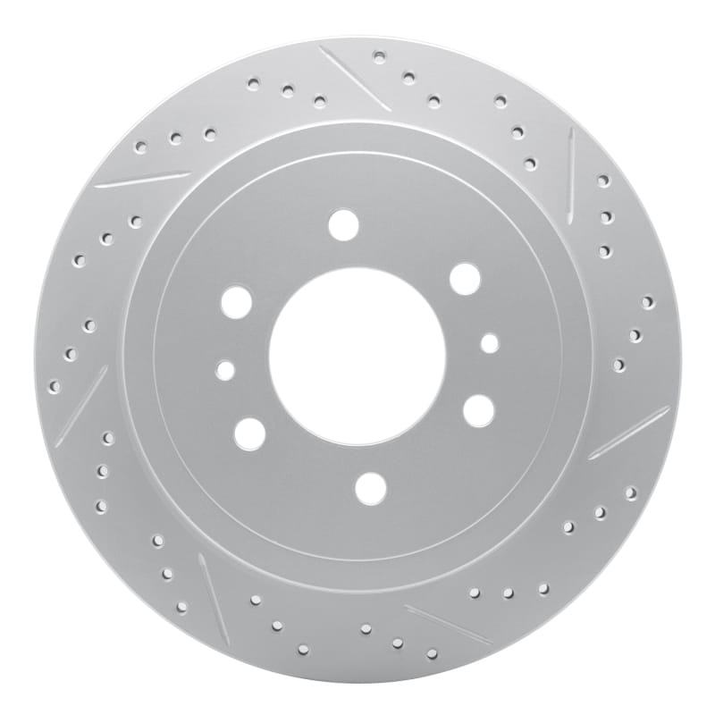 R1 Concepts — R1 04-11 Ford F-150 Rwd Rear Right Drilled & Slotted Geo-Carbon Rotor