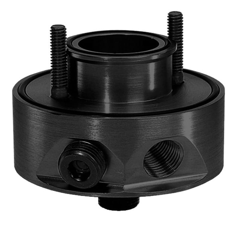 Moroso — Moroso Chevrolet Small Block Oil Filter Adapter - Sandwich - Accumulator/External Pump