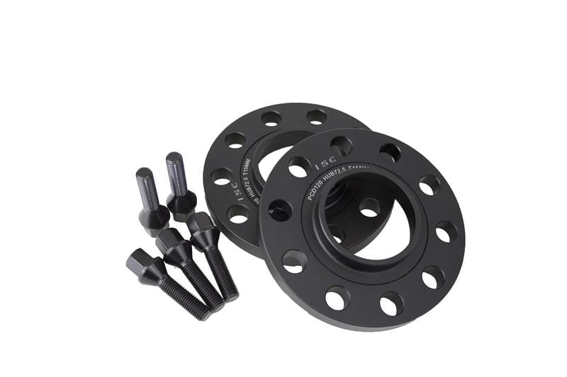 ISC Suspension — ISC Suspension BMW 5x120 Hub Centric (72.6 Hub Bore) Wheel Spacers 15mm Black (Pair)