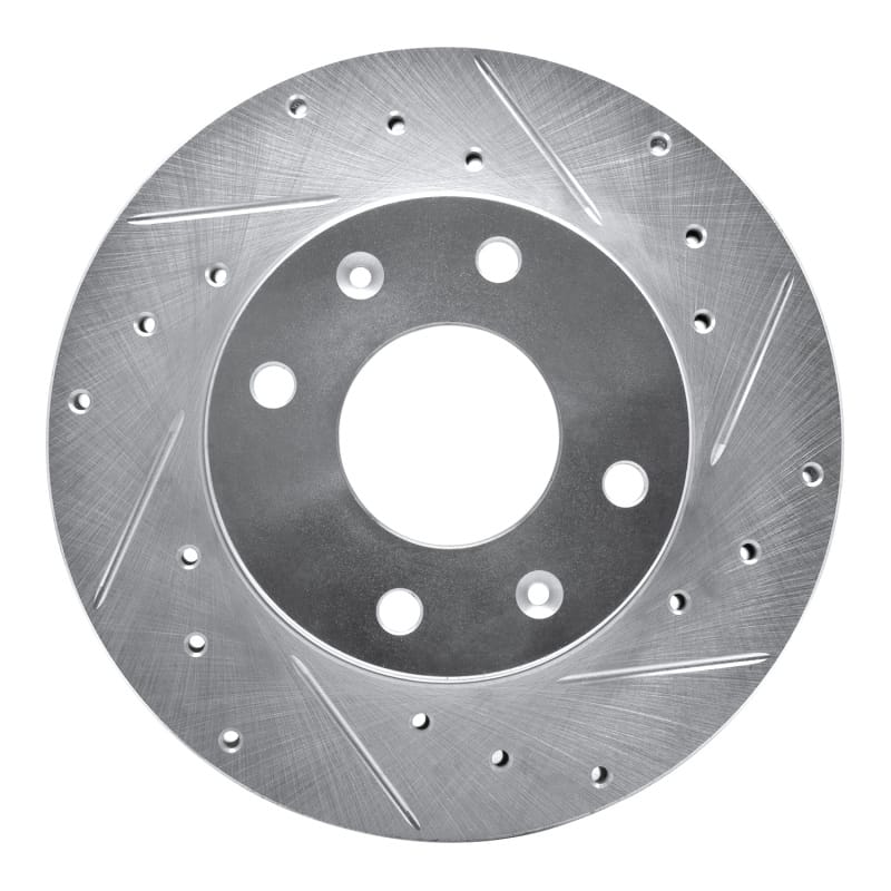 R1 Concepts — R1 88-07 Dodge Colt Front Right Drilled & Slotted Silver Brake Rotor
R1 Brake Rotor Drill