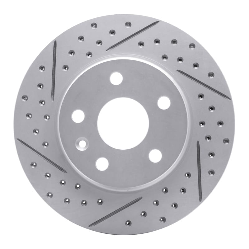 R1 Concepts — R1 11-16 Buick Regal Front Left Drilled & Slotted Geo-Carbon Rotor